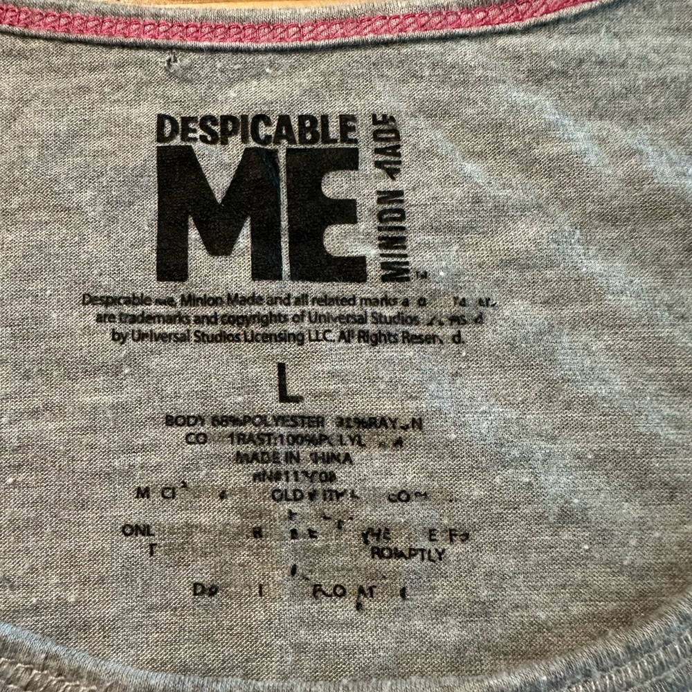 Minions (Despicable Me ) Tank Top | Size L - Picture 4 of 5